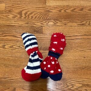 Two horse back riding socks.